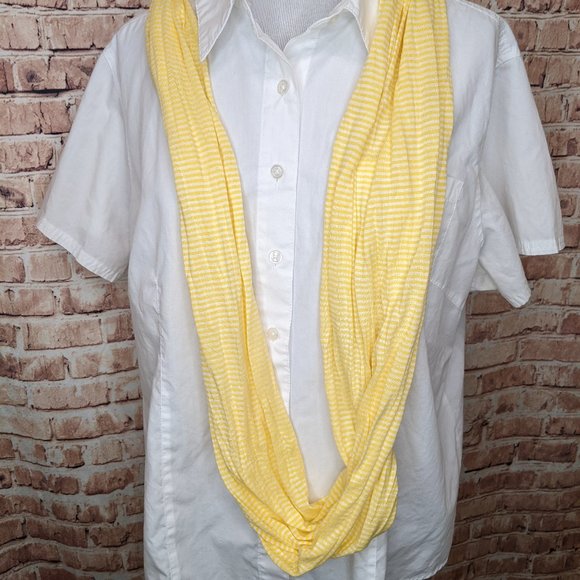 alirina Infinity Scarf Yellow/White - Picture 2 of 10